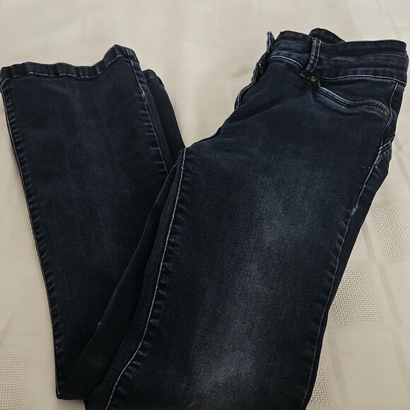 Next Jeans Women's Stretchy Bootcut Lift, Slim & Shape Mid-Rise Flared Jeans 4 - Picture 12 of 16